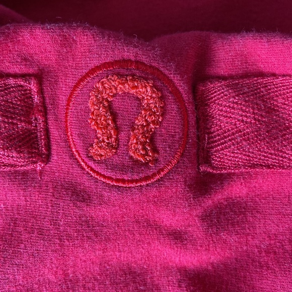 Lululemon Feel The Love Red Half Zip Hoodie - Picture 7 of 10